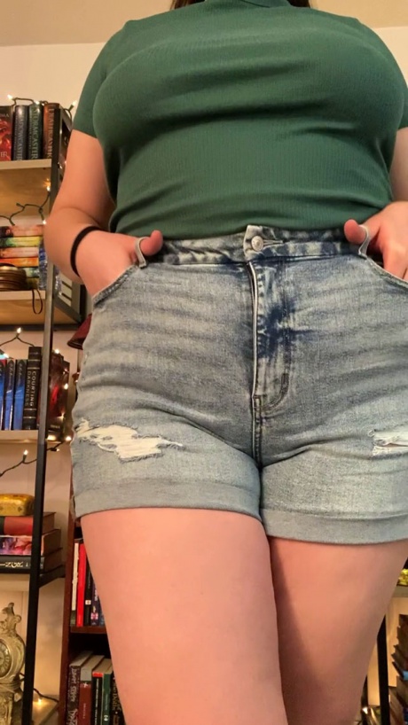 Crazyfishgoescrazy Thick Thighs in Jean Shorts