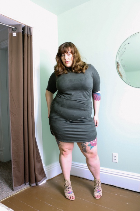 BBW Plumper with Fat Cellulite Thighs