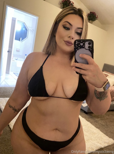Fat Ass Blonde in a String Bikini