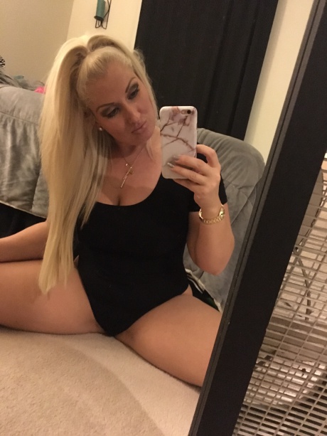 Thick Blonde Girl with Fat Thighs